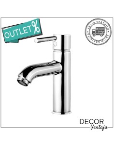 Grifo monomando cromado para lavabo. Modelo Dart.