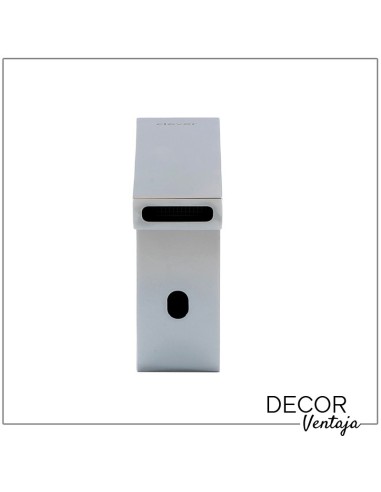Grifo electrónico de lavabo con sensor para activar el agua sin contacto. Modelo Platinum. Frontal