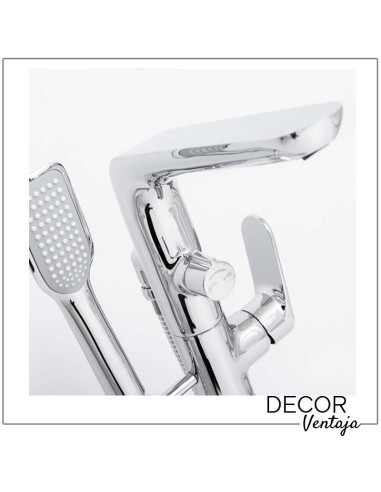 Grifo para bañera exenta cromo. Modelo Vogue Elegance. Detalle 1