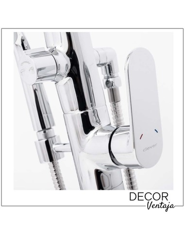 Grifo para bañera exenta cromo. Modelo Vogue Elegance. Detalle 2