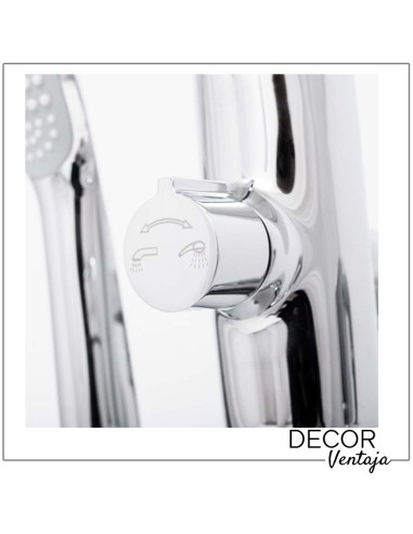 Grifo para bañera exenta cromo. Modelo Vogue Elegance. Detalle 3