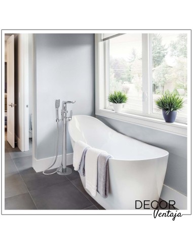 Grifo para bañera exenta cromo. Modelo Vogue Elegance. Ambiente