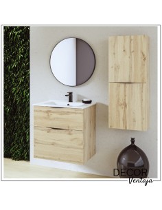 Mueble de baño suspendido de 2 cajones (gavetas) mod. Noki 2