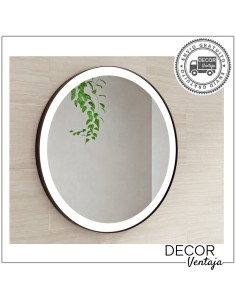 Espejo de baño redondo mod. Circle con iluminación LED integrada