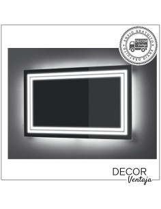 Espejo de baño mod. Trendy con iluminación LED integrada