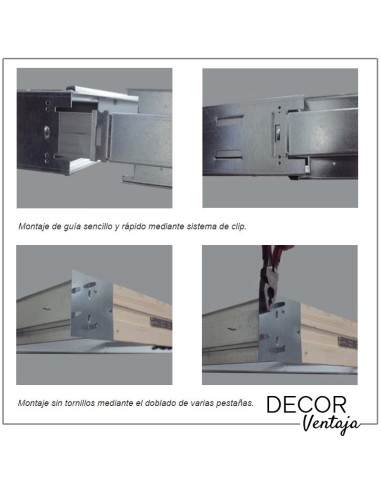 Fácil  montaje e instalación de casonetos