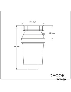 Trituradora para hostelería de comida. Instalar bajo el fregadero permitiendo triturar los restos de comida 2