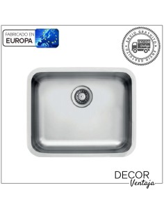 Fregadero de cocina de acero inoxidable. Modelo Menfis 500