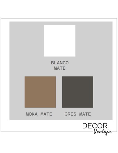 Mueble de baño suspendido, frentes de tablero MDF Hidrófugo, con 2 cajones (gaveta) mod. Oblu Lacado. Colores