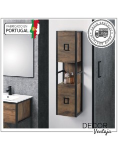 Mueble auxiliar de baño para colgar mod. Link / Play 2 puertas.