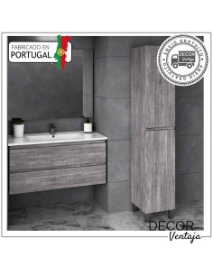 Mueble auxiliar de baño con patas mod. Nantes 2 puertas. Lacado 2
