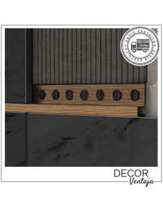 Listelo aluminio Madera R12x10 mm. 2