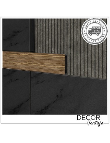 Listelo aluminio Madera 7x30 mm. Ejemplo instalación