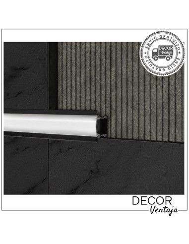 Listelo aluminio LED 15x24 mm. Ambiente