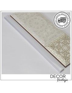 Listelo aluminio LED 8x17 mm. 2