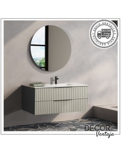 Mueble de baño de 2 cajones suspendido mod. JAVA+ encimera. Diferentes combinaciones a elegir 2