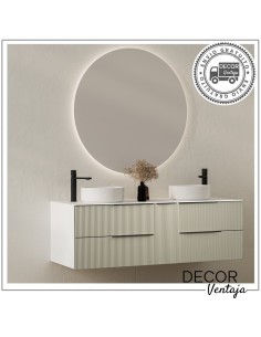 Mueble de baño de 2 cajones suspendido mod. BALI+ encimera. Diferentes combinaciones a elegir 2