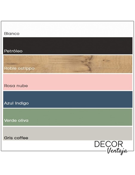 Mueble de baño de 2 cajones suspendido mod. SAONA+ encimera. Colores