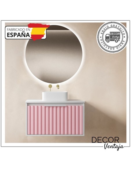 Mueble de baño de 2 cajones suspendido mod. SAONA+ encimera. Diferentes combinaciones a elegir