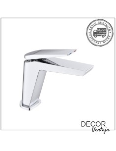 Grifo monomando cromo para lavabo. Modelo Manila Cromo