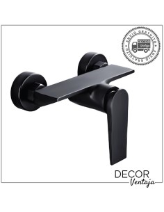 Grifo monomando de ducha. Modelo Manila Negro Mate.