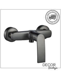 Grifo monomando de ducha. Modelo Malibú Gun Grey.