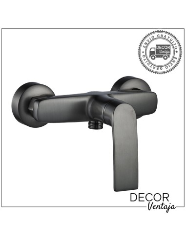 Grifo monomando de ducha. Modelo Malibú Gun Grey.