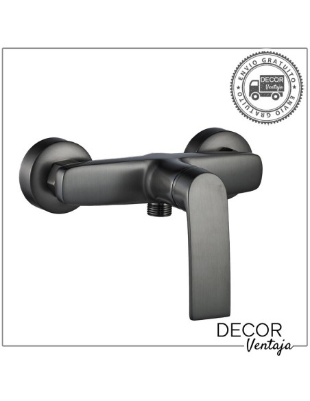 Grifo monomando de ducha. Modelo Malibú Gun Grey.
