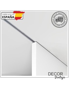 Casonetos con guía oculta en falso techo, para puertas de medida especial