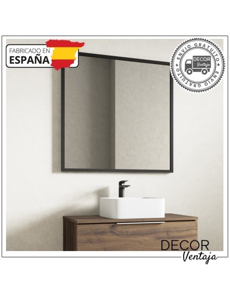 Espejo de baño cuadrado/rectangular mod. Arenal