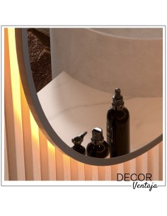 Espejo de baño circular mod. Elvira LED 2