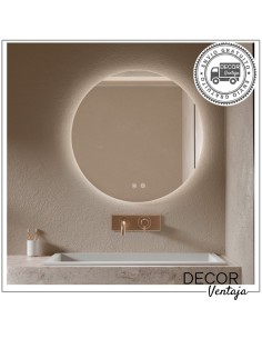 Espejo de baño circular mod. Veleta LED