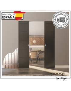 Casoneto doble completamente oculto en el muro (rassomuro) modelo ALVAZ FILOMURO