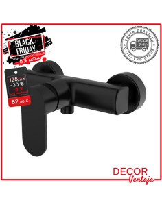 Grifo monomando ducha Tubular negro OFERTA