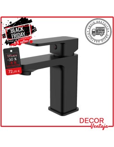 Grifo monomando lavabo Square negro OFERTA