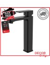 Grifo monomando lavabo alto Square negro OFERTA