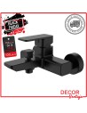 Grifo monomando baño y ducha Square negro OFERTA