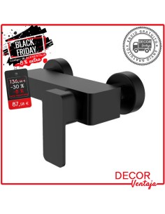 Grifo monomando ducha Square negro OFERTA