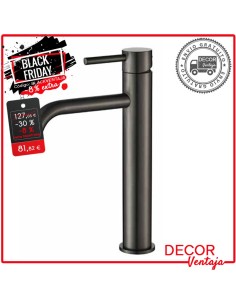 Grifo monomando lavabo alto Bel Air negro OFERTA