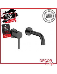 Grifo encastrar lavabo Bel Air negro OFERTA