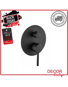 Grifo ducha encastrar + accesorios Bel air negro OFERTA