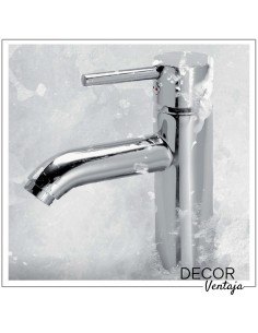 Grifo monomando cromado para lavabo. Modelo Dart. 2