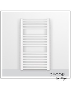 Radiador toallero hidráulico de 16 tubos en color blanco. 2