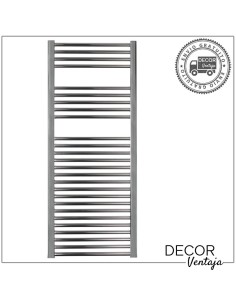 Radiador toallero hidráulico de 26 tubos en color cromo.