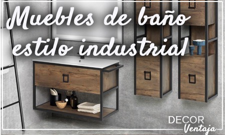 Muebles de baño estilo industrial